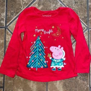 jumping beans Peppa the Pig Christmas Shirt